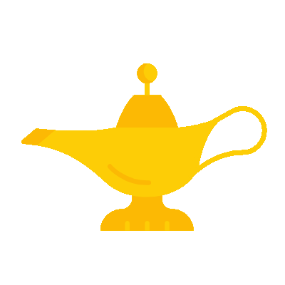 Wired Flat 1862 Genie Lamp 1